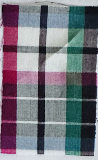 Silk Plaid Back